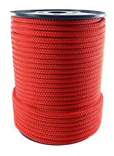 16mm Red Quality Double Braid