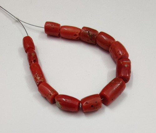 Genuine italian coral beads - coral,