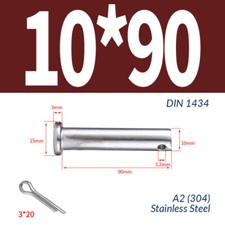 6MM 8MM 10MM Clevis Pin 304