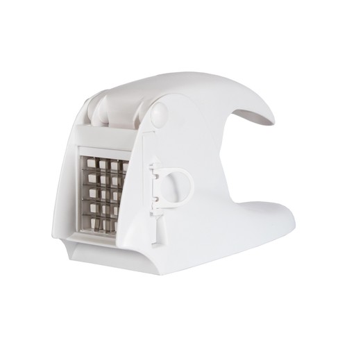 White plastic potato chip - white,