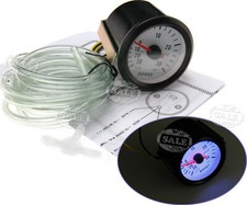 New Blue LED Display Car Turbo Boost Gauge Meter Dials PSI Motor Pointer Hose