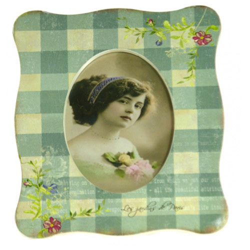 Vintage style blue and cream - vintage,
