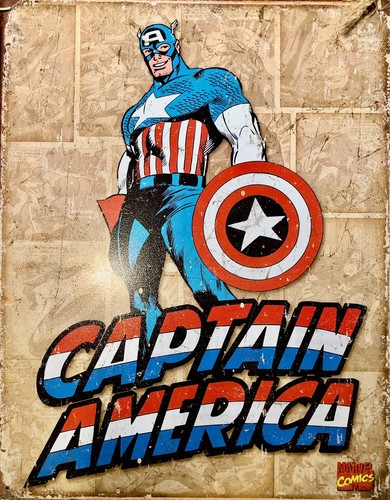 Marvel tin wall - marvel, art