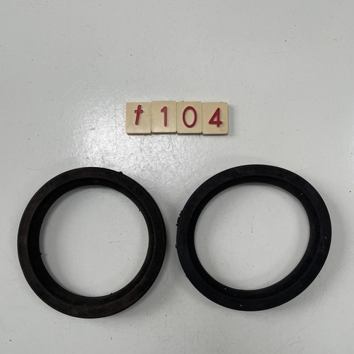 Nos solid black rubber tyres - solid,
