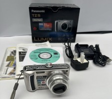 Panasonic Lumix DMC-TZ5 . 9MP CCD SENSOR Silver - Tested & Working + Charger
