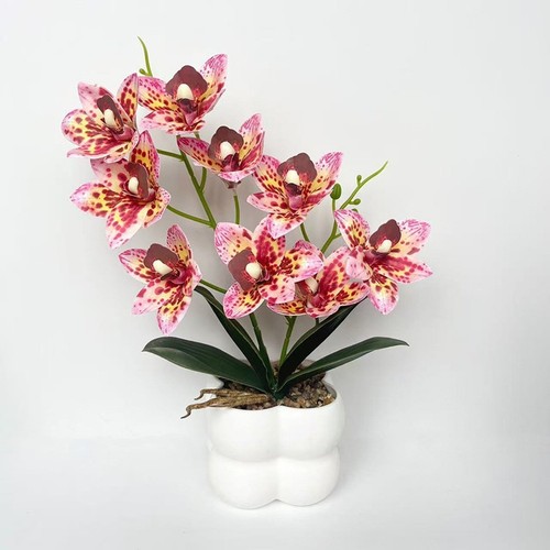 Artificial pink cymbidium - artificial,