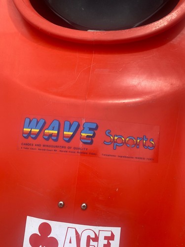 Wave sports canoe with men’s