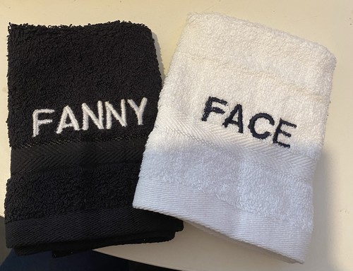 Embroidered novelty face - embroidered,