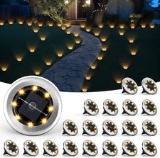 Solpex Solar Lights Outdoor Garden, 20 Pack Mini Solar Ground Lights, Waterproo
