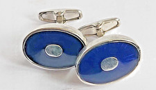 Cufflinks Steel Silver Tone