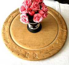 Antique English Wood Bread Board