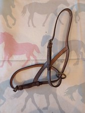 Jefferies English Leather Foal Headcollar With Solid Brass Fittings. New.