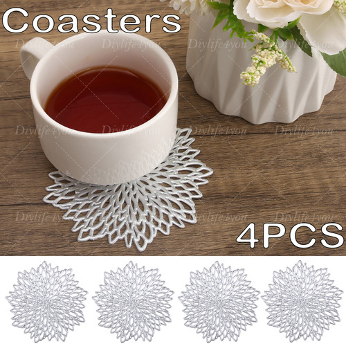10pcs gold placemats round - 10pcs,