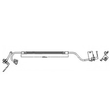 REAR RIGHT BRAKE FLEXI HOSE
