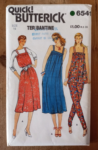 Vintage retro 80s butterick - vintage,