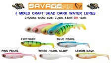 5 MIXED SAVAGE GEAR CRAFT SHAD