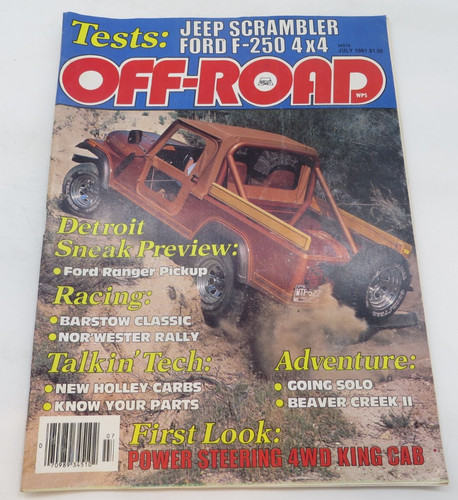 Off road magazine - off-road, 1981