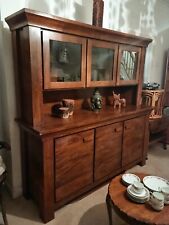 Sheesham/Walnut Dresser Hutch