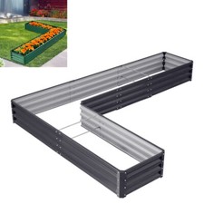 7x9ft Metal Raised Bed Outdor