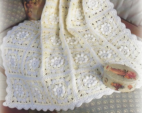Beautiful baby crochet shawl - crochet,