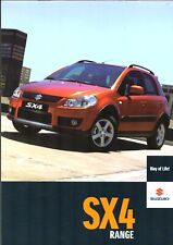 Suzuki SX4 5-dr 2007-2009 UK Market Sales Brochure 1.6 GL GLX 4Grip 1.6 1.9 DDiS