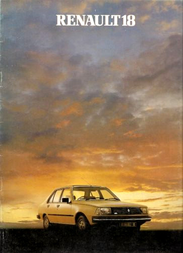 Renault saloon late 1981 - 1981, uk