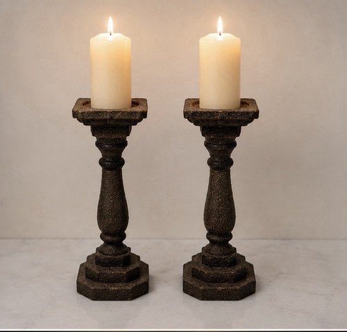 Large pair antique copper - large,