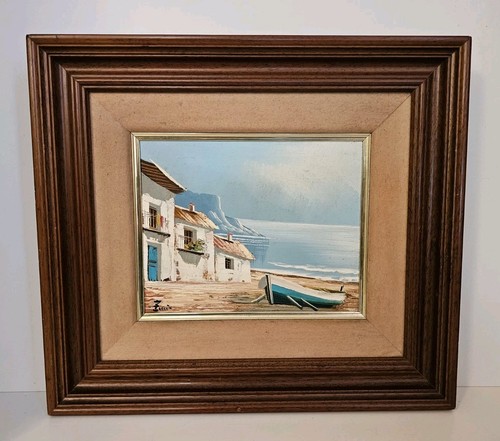 Vintage signed oil - signed,