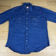 Wrangler Denim Shirt Popper