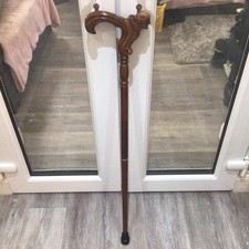 Walking Stick Viking Carved Handle