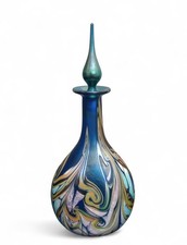 Okra Glass 2005 One Off Perfume Bottle - Luxor - Signed Richard Golding