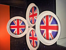 100 x Union Jack (Metal) Circular Trays -Rule Britannia! Kings Coronation Joblot