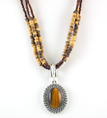 Avon tigers eye pendant - eye,