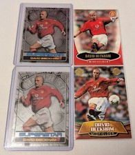 Topps Premier Gold 2001,2002,2003 David Beckham Manchester United Cards