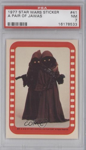 1977 star wars stickers jawa - 1977,