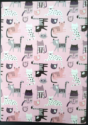 Wrapping paper pink - paper,