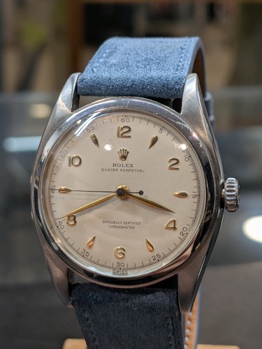 Rolex 6028 bubble back 1952 - rolex,