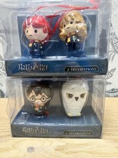 Harry Potter Christmas Tree Baubles Decorations Harry Hedwig Ron and Hermione