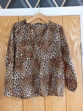 Zara Women's Blouse Top Brown