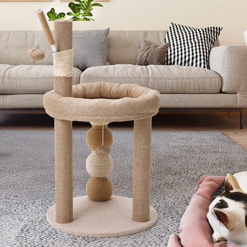 Tall large cat scratching - cat,