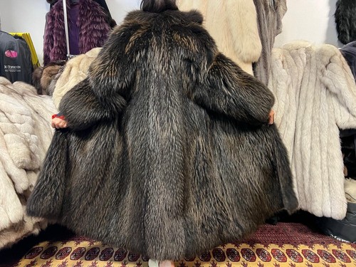Fur coat raccoon - fur, unisex