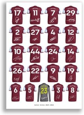 Aston Villa 2025-26 Signed