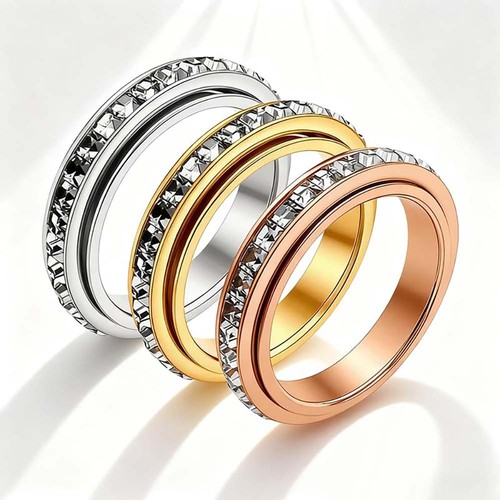 Sparkling rotatable fidget - rotatable,