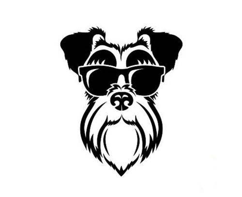 Small schnauzer in - 4",
