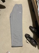Adidas Men Medium Grey Joggers New