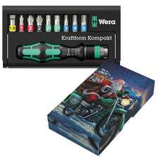 Wera Kraftform Kompakt 10 Christmas 2025 - Screwdriver Bit & Holder Set