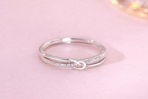 925 sterling silver knot ring - 925,