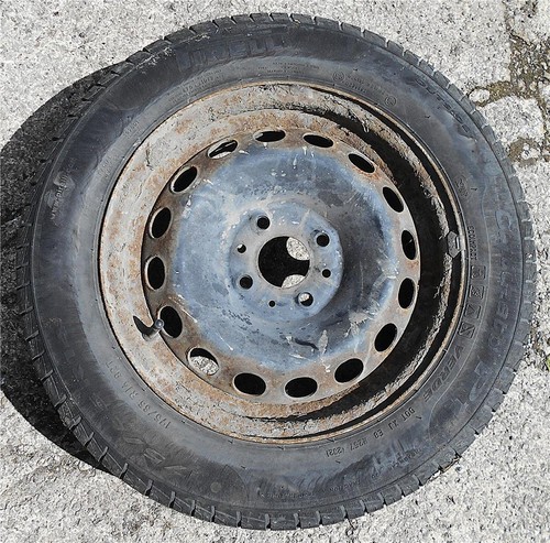 Fiat 500 wheel and tyre - fiat, 14"