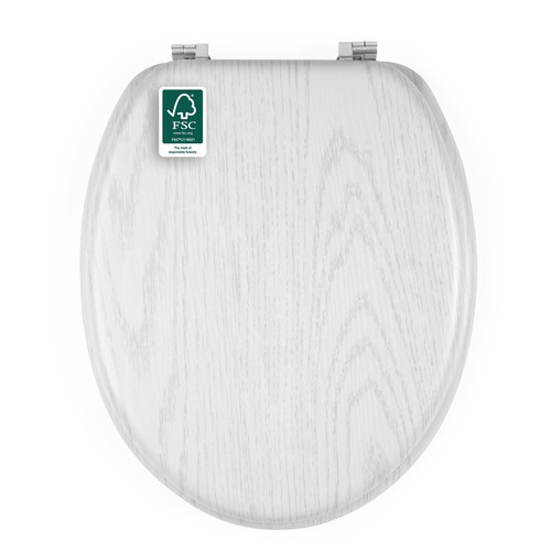 Beldray oak toilet seat - oak,