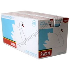 SWAN COOL MENTHOL FILTER TIPS BOX (20 SMALL PACKETS) - 120 FILTER TIPS PER PACK